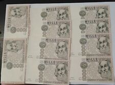 Banconote 1000 lire usato  Roma
