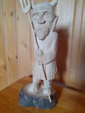 rzeźba drewniana rękodzieło 27cm nowa stan surowy sztuka współczesna tradycyjna na sprzedaż  PL
