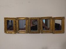 Vintage 5 Mini Mirror Set for sale  Shipping to South Africa