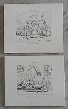 Paire lithographies henry d'occasion  Frontignan