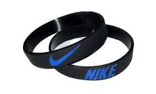 Nike Baller Banda Pulsera de Goma Silicona Negro Azul Dunks AF1 AZUL SB BURBUJAS segunda mano  Embacar hacia Argentina