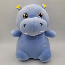 Brinquedo de pelúcia azul Greenbrier International hipopótamo 14" olho bordado comprar usado  Enviando para Brazil