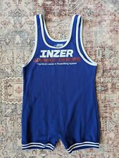 Inzer/Matman Singlet-Lifting/MMA Royal Blue w/Red Adult Large  for sale  Shipping to South Africa