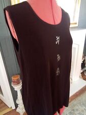 Chocolate brown sleeveless for sale  EVESHAM