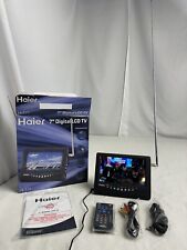 Haier HLT71 TV 7" Wide Screen HD LCD Television Open Box Black Tested No Battery, used for sale  Shipping to South Africa