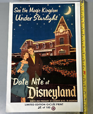 Date Nite Night at Disneyland edição limitada impressão giclée #27/100 - PÔSTERES PERDIDOS comprar usado  Enviando para Brazil