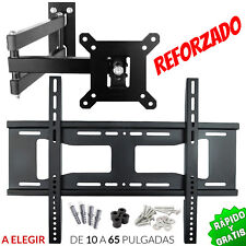 SOPORTE TV PARED LCD LED PLASMA 14 22 26 28 32 40 43 42 47 48 65 GIRATORIO BRAZO segunda mano  Embacar hacia Argentina