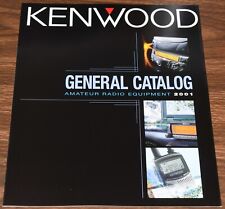 KENWOOD GENERAL CATALOG 2001 TS-2000 TS-870S TS-570S TS-50S VC-H1 for sale  Caledonia