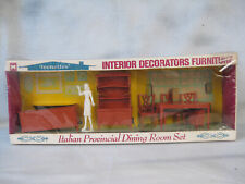 Muebles de comedor miniatura para casa de muñecas MPC en caja sellada Teenette 1963 plástico segunda mano  Embacar hacia Argentina
