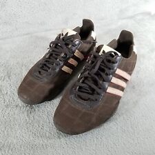 Adidas Shoes Mens 8 Brown Goodyear Tuscany Suede Quilted Driving Racing Sneakers for sale  Shipping to South Africa