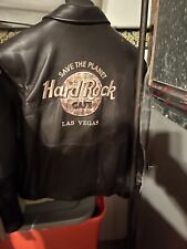 hard rock cafe leather jacket for sale  Flemingsburg