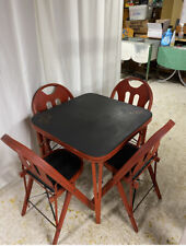 table folding 5 chairs for sale  Saginaw