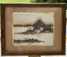 Landscape swans flight for sale  Hatfield