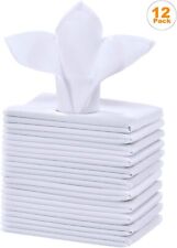 White cotton napkins for sale  Shipping to Ireland