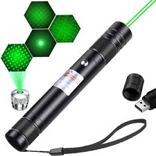 Caneta ponteiro laser feixe verde forte USB recarregável 532nm Lazer, usado comprar usado  Enviando para Brazil