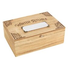 Wooden box winter for sale  SWANSEA