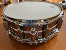 NEW PHOTOS PRICE REDUCED - Ludwig Supraphonic Chrome over Brass LM400B / 5 x 14, used for sale  Shipping to South Africa