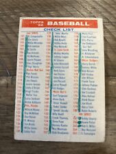 topps baseball 1956 checklist for sale  Crestline
