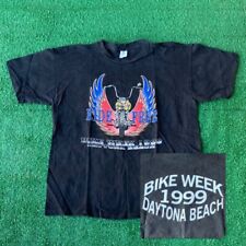 Talla XL - De colección 1999 Daytona Beach Bike Week camisa de punto único para hombre negra ¡EE. UU.! segunda mano  Embacar hacia Argentina