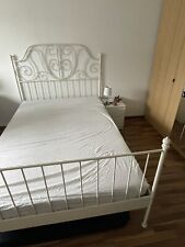 Weißes metallbett 140x200 gebraucht kaufen  Mannheim