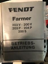 Fendt farmer 203v gebraucht kaufen  Michendorf