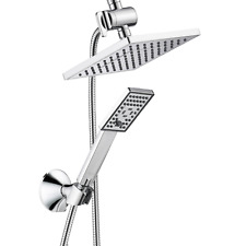 BRIGHT SHOWERS Rain Shower Head with Handheld Combination Set PSS1807-01 for sale  Shipping to South Africa