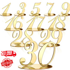 Pcs table numbers for sale  Shipping to Ireland