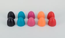 Usado, Verner Panton para MENU, dez xícaras de ovos em cores diferentes, feitas de borracha. comprar usado  Enviando para Brazil