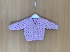 Lilac hand knitted for sale  LEICESTER