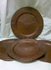 King Ranch 4 Piece Copper Charger Set, used for sale  Green Valley