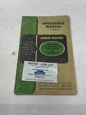 Operator manual john for sale  Edinburg