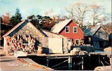 Used, Fisherman's Shack Lobster Traps Buoys Chatham New Brunswick NB Postcard for sale  Shipping to South Africa