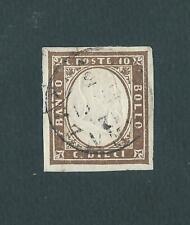 Sardegna 1861 francobollo usato  Mantova