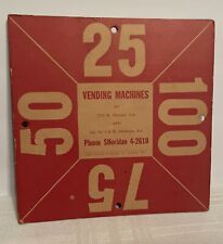 Vintage Ice Delivery Sign Vending Machines Index Coupon & Supply Co LaPorte Ind for sale  Shipping to South Africa