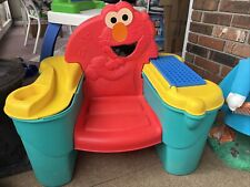 Sesame Street Elmo Toddler Desk Chair Storage Kids for sale  Shipping to South Africa