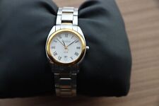 Used, Michel Herbelin Lady Classique Two Tone Sapphire Crystal Watch 12828/BT01 for sale  Shipping to South Africa