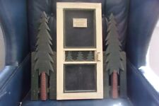 Used, Nice Solid Wood 3D Screen Door and Fir Tree Plaque for sale  Shipping to South Africa