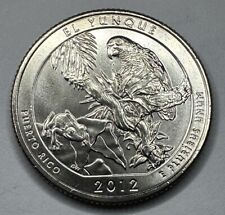 2012-S ""El Yunque"" ATB Puerto Rico cuarto moneda de 25 centavos de bolsa sin circular BU, usado segunda mano  Embacar hacia Argentina