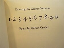 Livro assinado por Arthur Okamura com poesia por Robert Creely 1971 com inserção comprar usado  Enviando para Brazil