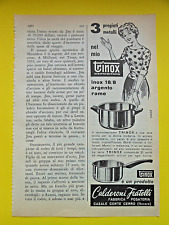 Pubblicità advertising 1960 usato  Italia