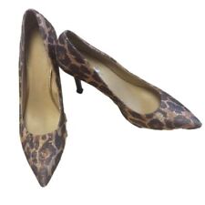 NINE West cheetah heels D-18 for sale  Shipping to South Africa