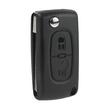 CE0536 Car Key Shell Fob Case Para Peugeot 308 207 307 407 607 2BT Citroen C6 C8, usado comprar usado  Enviando para Brazil