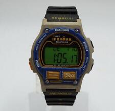 Relógio digital Timex Ironman triatlo 100m moldura azul rara comprar usado  Enviando para Brazil