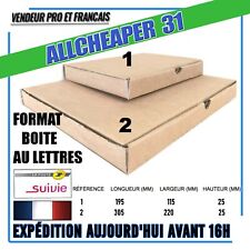 Boite carton boite postal expédition format boite au lettre moins de 3 cm (25mm), occasion d'occasion  Toulouse-