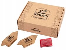 Krówki ciągutki truskawkowe w pudełku 250g, używany na sprzedaż  PL