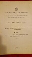 Carta mineraria italia usato  Roma