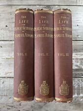 Biografia antiga de 1865 "Vida e Serviços Públicos de Samuel Adams" ilustrada comprar usado  Enviando para Brazil