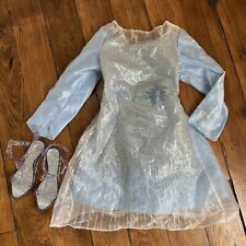 Lote Disney Frozen Elsa Vestido y Zapatos de Vestir Talla 4T segunda mano  Embacar hacia Argentina