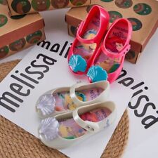 Mini sandálias infantis Melissa meninas princesa concha sapatos de sereia EUA tamanho 7-12 comprar usado  Enviando para Brazil