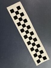 OLD SCHOOL DECAL SHEET CHECKERED BMX FRAME  NUMBER PLATE BIKE CHECK  4 COLORS for sale  Shipping to South Africa